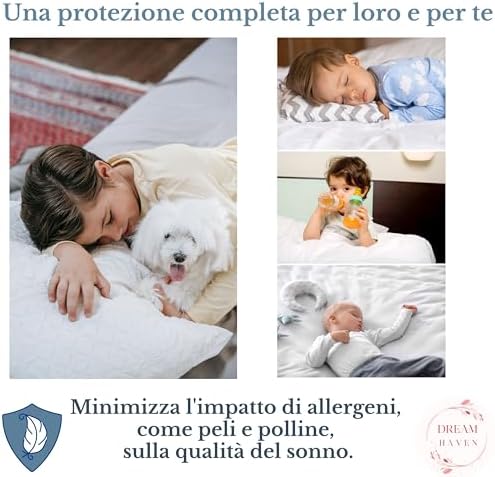 Coprimaterasso Impermeabile, Coprimaterasso Antiacaro e Igienico, Traversa Impermeabile con Angoli